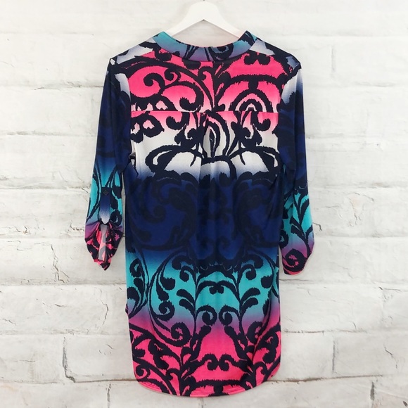 Colorful Print Top - Picture 3 of 3